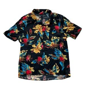 H&M Men’s Button Down Short Sleeve Hawaiian Shirt | Size Large
